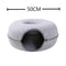 Donut Pet Cat Tunnel Interactive Play Toy Cat Bed Dual Use Ferrets Rabbit Bed Tunnels Indoor Toys Cats House Kitten Training Toy